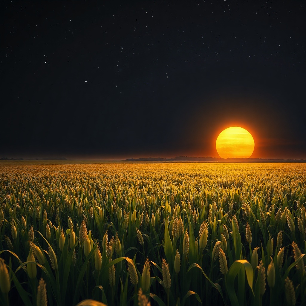 Field of Reeds paradise landscape